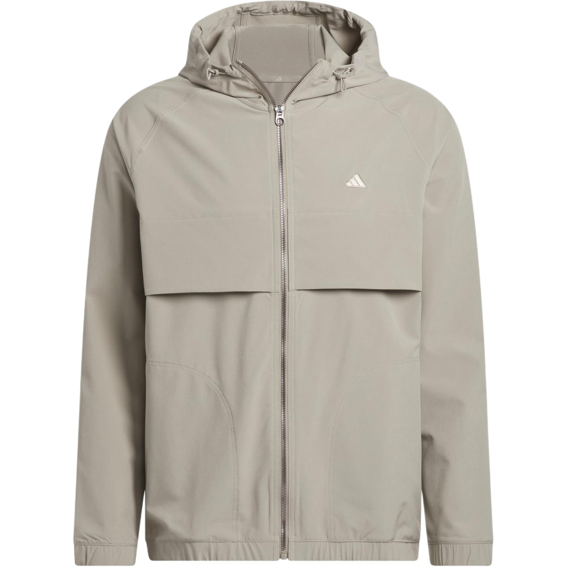 adidas Hoodie Zip-Up Jacket Gray Beige JL7915