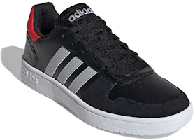 adidas Hoops 2.0 'Negro Active Red' EE7800 Lookbook adidas Hoops 2.0 'Negro Active Red' EE7800
