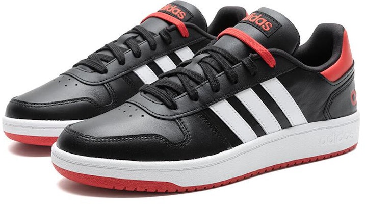 adidas Hoops 2.0 'Black Red White' IH6368 Lookbook adidas Hoops 2.0 'Black Red White' IH6368