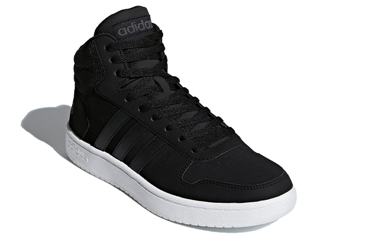 Lookbook adidas Hoops 2.0 Mid 'Hitam Karbon' DB0113