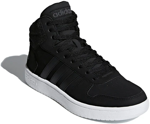 adidas Hoops 2.0 Mid 'Hitam Karbon' DB0113 Lookbook adidas Hoops 2.0 Mid 'Hitam Karbon' DB0113