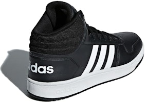 Shop adidas Hoops 2.0 Mid 'Black White' BB7207
