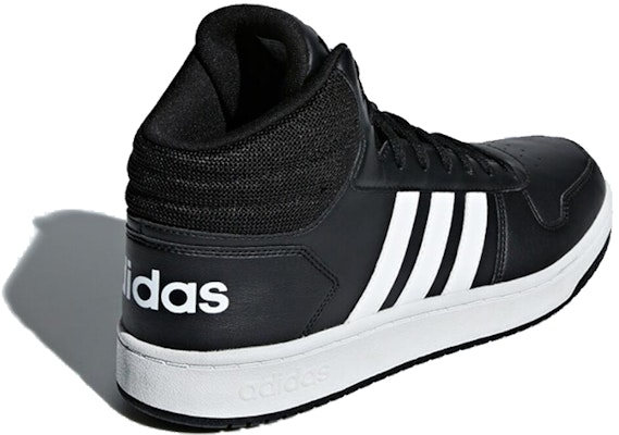 アディダス Hoops 2.0 Mid 黒白 BB7207 Shop アディダス Hoops 2.0 Mid 黒白 BB7207
