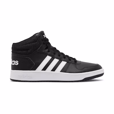 adidas Hoops 2.0 Mid 'Black White'