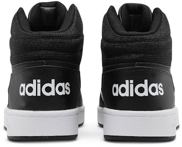 adidas Hoops 2.0 Mid 'Hitam Putih' FY8618 Details for adidas Hoops 2.0 Mid 'Hitam Putih' FY8618