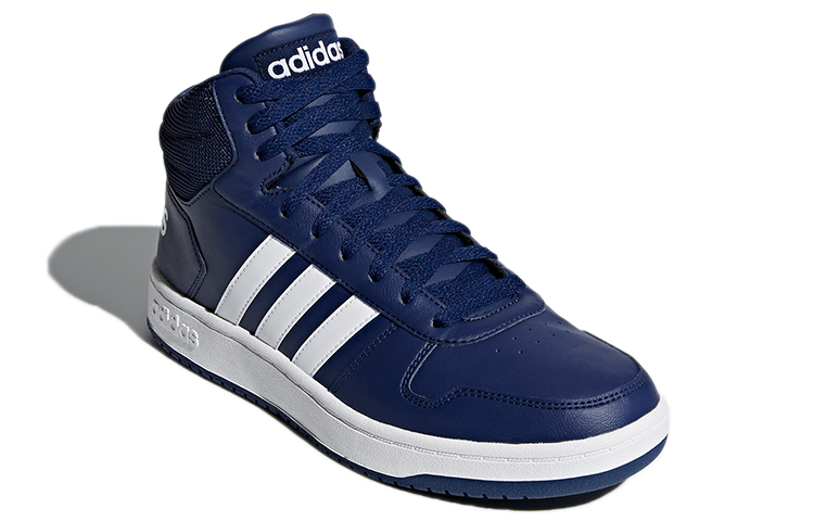Lookbook adidas Hoops 2.0 Mid ''Blau Weiß'' B44663