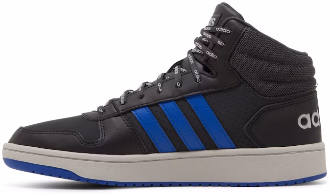 adidas Hoops 2.0 Mid 'Carbon Royal Blue' GZ7957 Lookbook adidas Hoops 2.0 Mid 'Carbon Royal Blue' GZ7957