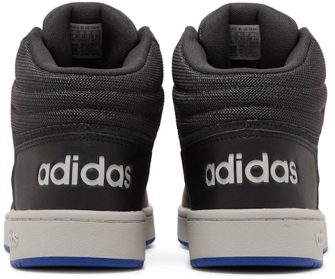 adidas Hoops 2.0 Mid 'Carbon Royal Blue' GZ7957 Details for adidas Hoops 2.0 Mid 'Carbon Royal Blue' GZ7957