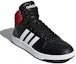 Lookbook adidas Hoops 2.0 Mid 'Hitam Merah Teras' DB0079