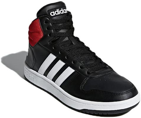 adidas Hoops 2.0 Mid 'Negro Core y Escarlata' DB0079 Lookbook adidas Hoops 2.0 Mid 'Negro Core y Escarlata' DB0079