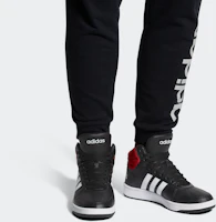 Sizing adidas Hoops 2.0 Mid 'Core Black Scarlet' DB0079