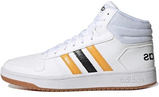 adidas Hoops 2.0 Mid 'White Active Gold' FW9347 adidas Hoops 2.0 Mid 'White Active Gold' FW9347