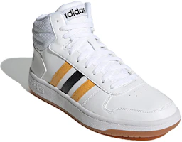 Lookbook adidas Hoops 2.0 Mid 'White Active Gold' FW9347