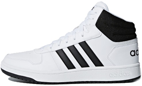 アディダス Hoops 2.0 Mid 白黒 BB7208 Buy アディダス Hoops 2.0 Mid 白黒 BB7208