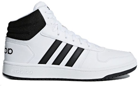 アディダス Hoops 2.0 Mid 白黒 BB7208 Order アディダス Hoops 2.0 Mid 白黒 BB7208