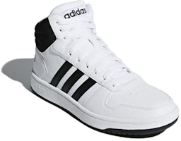 adidas neo Hoops 2.0 Mid 中筒 板鞋 男款 白黑 Lookbook adidas neo Hoops 2.0 Mid 中筒 板鞋 男款 白黑