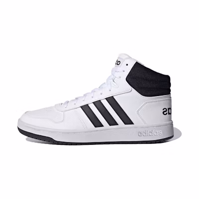 adidas Hoops 2.0 Mid 'White Black'