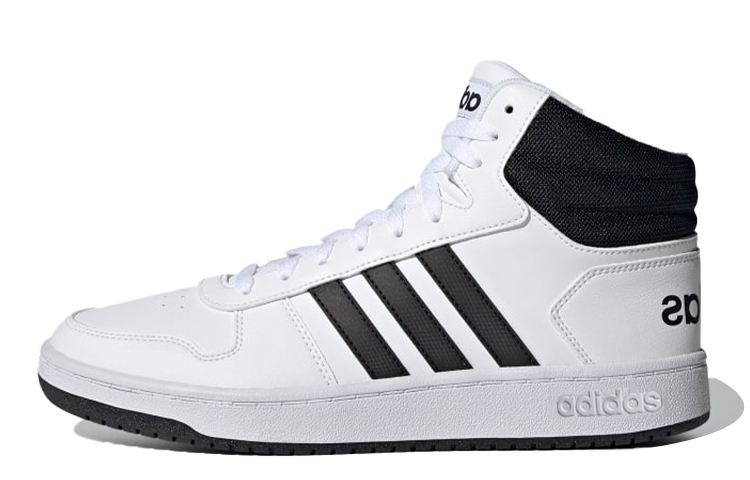 adidas Hoops 2.0 Mid 'White Black' FY8617
