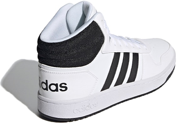 アディダス Hoops 2.0 Mid 白黒 FY8617 Shop アディダス Hoops 2.0 Mid 白黒 FY8617