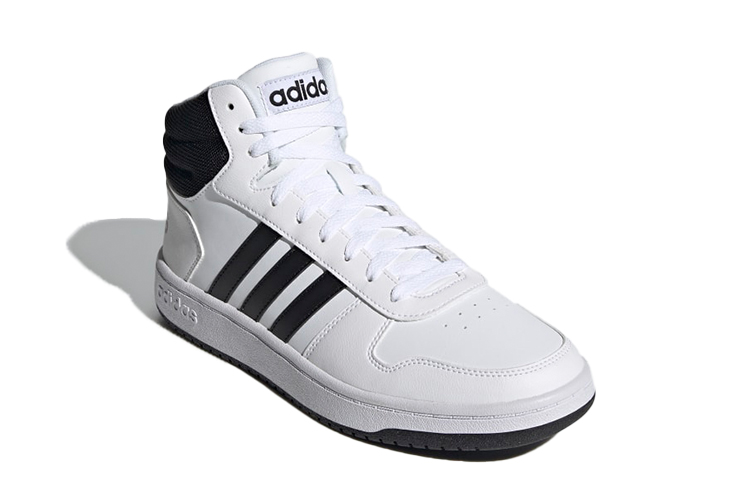 Shop adidas Hoops 2.0 Mid 'White Black' FY8617