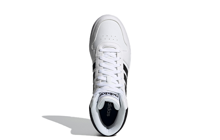 Details for adidas Hoops 2.0 Mid 'White Black' FY8617