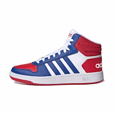 adidas Hoops 2.0 Mid 'White Blue Red'