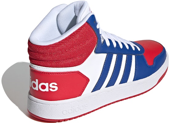 アディダス Hoops 2.0 Mid 白青赤 FY8472 Shop アディダス Hoops 2.0 Mid 白青赤 FY8472