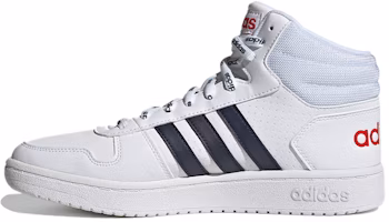 adidas Hoops 2.0 Mid 'White Legend Ink' FW4478 adidas Hoops 2.0 Mid 'White Legend Ink' FW4478