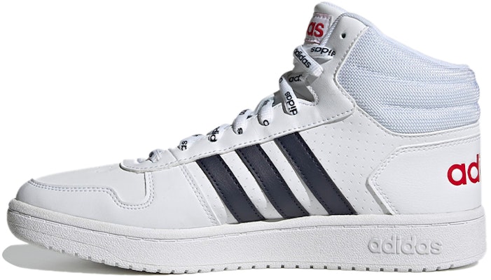 adidas Hoops 2.0 Mid 'White Legend Ink' FW4478 Buy adidas Hoops 2.0 Mid 'White Legend Ink' FW4478