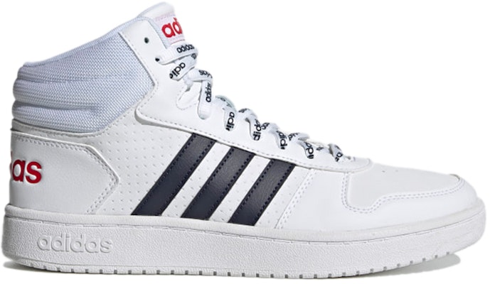 adidas Hoops 2.0 Mid 'White Legend Ink' FW4478 Order adidas Hoops 2.0 Mid 'White Legend Ink' FW4478