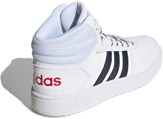 adidas Hoops 2.0 Mid 'White Legend Ink' FW4478 Shop adidas Hoops 2.0 Mid 'White Legend Ink' FW4478