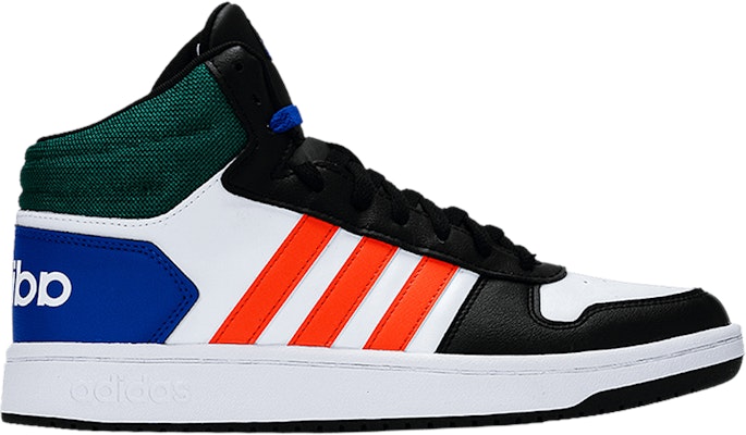 Adidas hoops 2.0 mid shoes white hot sale