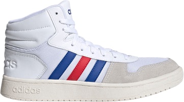 adidas Hoops 2.0 Mid 'White Royal Scarlet' FW8252 adidas Hoops 2.0 Mid 'White Royal Scarlet' FW8252