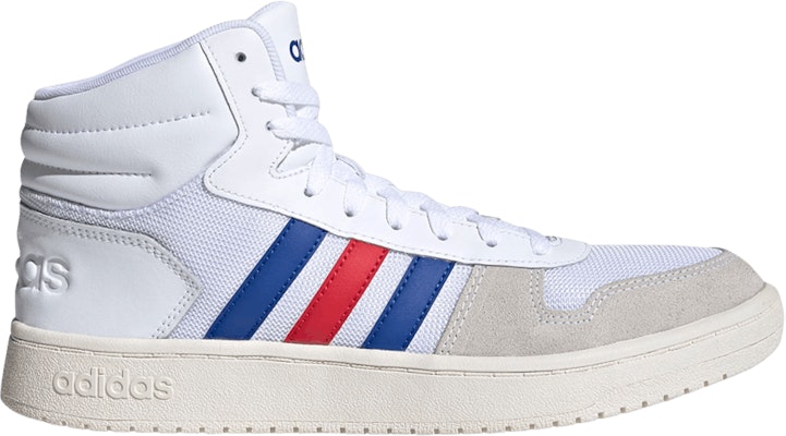 Buy adidas Hoops 2.0 Mid White Royal Scarlet FW8252 Novelship