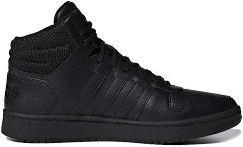 adidas neo Hoops 2.0 MID 防滑耐磨輕便 中筒 板鞋 男款 純黑色 Order adidas neo Hoops 2.0 MID 防滑耐磨輕便 中筒 板鞋 男款 純黑色