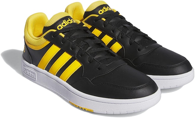 adidas Hoops 3.0 Low 'Black Bold Gold' IG7908 Lookbook adidas Hoops 3.0 Low 'Black Bold Gold' IG7908