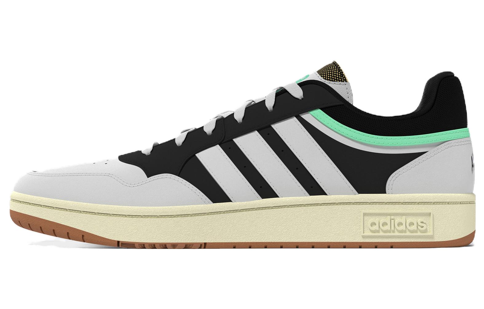 Adidas Hoops 3.0 Low 'Classic Vintage 'Black Grey Mint' Hoops 3.0 Low 'Classic Vintage IG2814