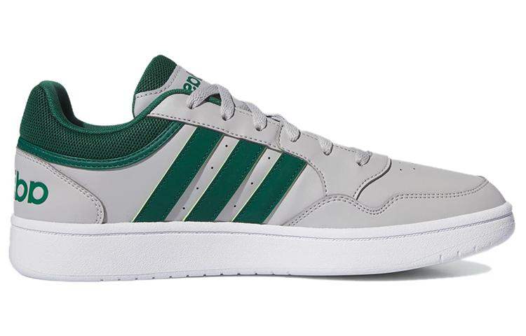 Order adidas Hoops 3.0 低筒 "灰色 學院綠" IG7909