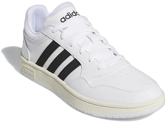 adidas Hoops 3.0 Low 'Putih Hitam' GY5434 Lookbook adidas Hoops 3.0 Low 'Putih Hitam' GY5434