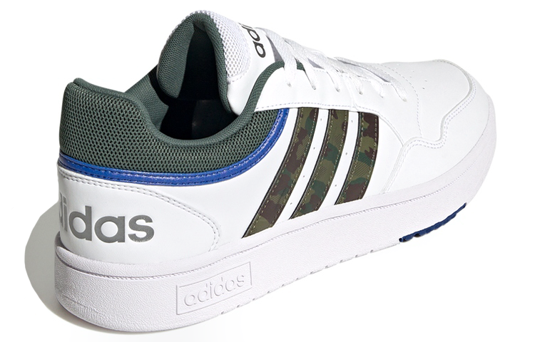 Lookbook adidas Hoops 3.0 Low 'Blanco Verde Óxido Camuflaje' GY4738