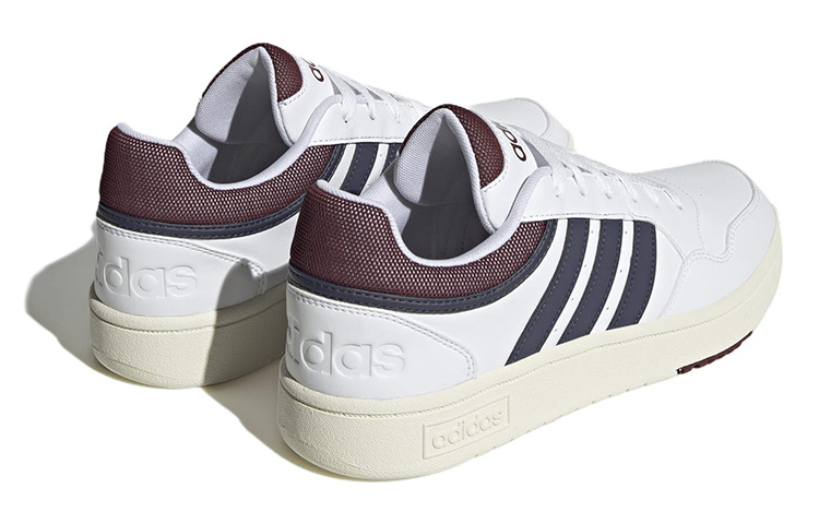Lookbook adidas Hoops 3.0 Low ''Blanc Marine Rouge'' HP7944