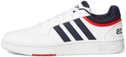 adidas Hoops 3.0 Low 'White Vivid Red' GY5427 adidas Hoops 3.0 Low 'White Vivid Red' GY5427