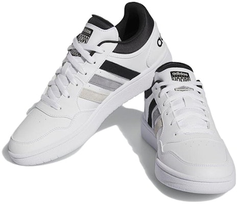 adidas Hoops 3.0 Low Classic Vintage 'White' IG7914 Lookbook adidas Hoops 3.0 Low Classic Vintage 'White' IG7914