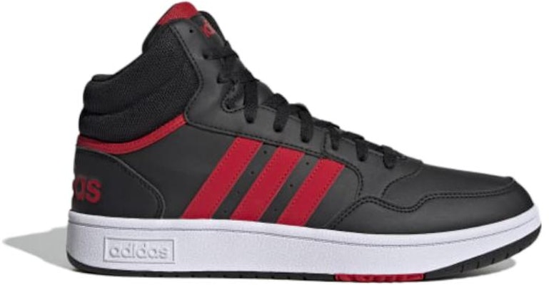 アディダス Hoops 3.0 Mid "黒×緋色" ID9835 Order アディダス Hoops 3.0 Mid "黒×緋色" ID9835