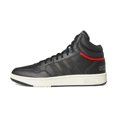 adidas Hoops 3.0 Mid 'Black Vivid Red'