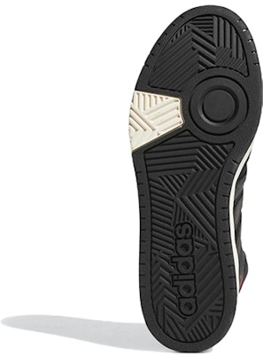 adidas Hoops 3.0 Mid 'Negro Rojo Intenso' GZ1344 Details for adidas Hoops 3.0 Mid 'Negro Rojo Intenso' GZ1344