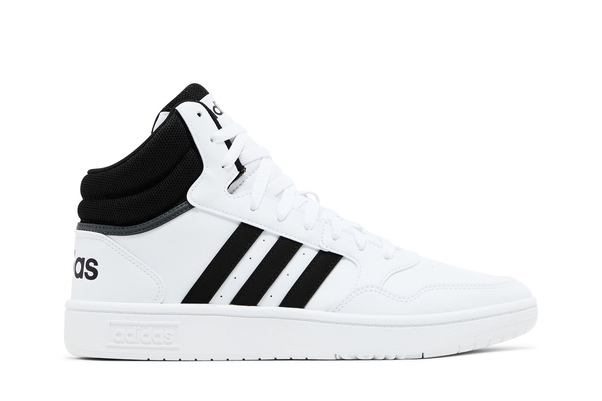 adidas Hoops 3.0 Mid 'Black White' GW3019