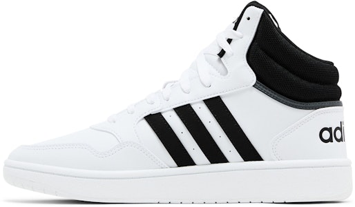 阿迪达斯 Hoops 3.0 中帮 '黑白' 篮球鞋 GW3019 Lookbook 阿迪达斯 Hoops 3.0 中帮 '黑白' 篮球鞋 GW3019