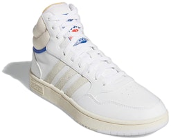 adidas Hoops 3.0 Mid 'Putih Kapur Diraja' GZ1345 Lookbook adidas Hoops 3.0 Mid 'Putih Kapur Diraja' GZ1345