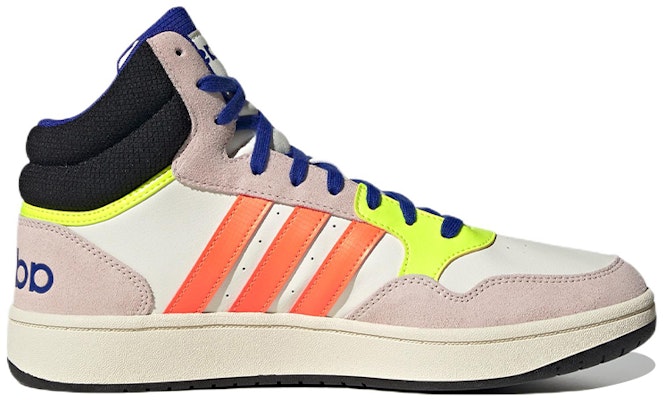 adidas neo Hoops 3.0 舒適潮流 輕便耐磨防滑 中筒 板鞋 白橙黃 Order adidas neo Hoops 3.0 舒適潮流 輕便耐磨防滑 中筒 板鞋 白橙黃